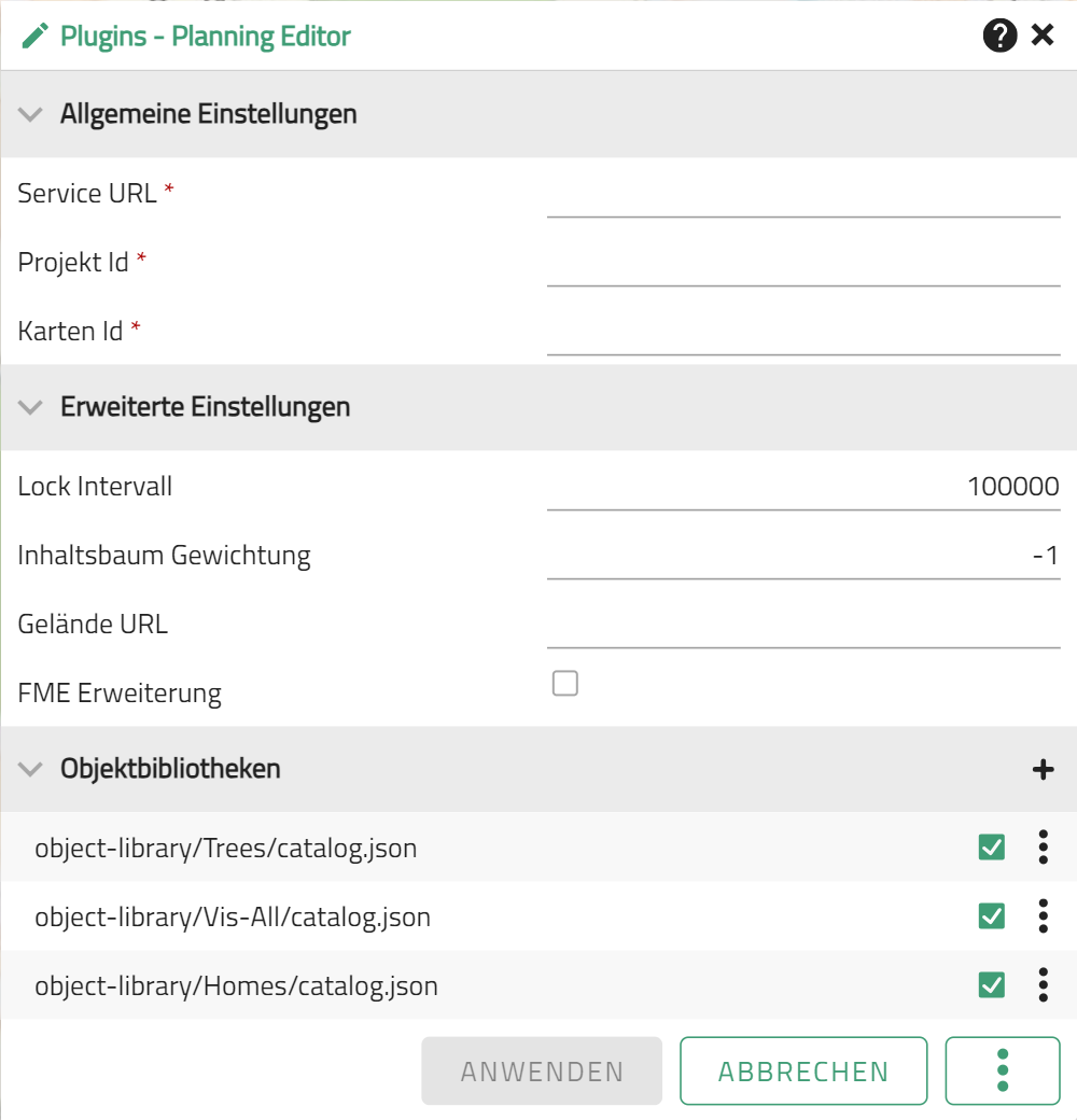 image planningToolConfig