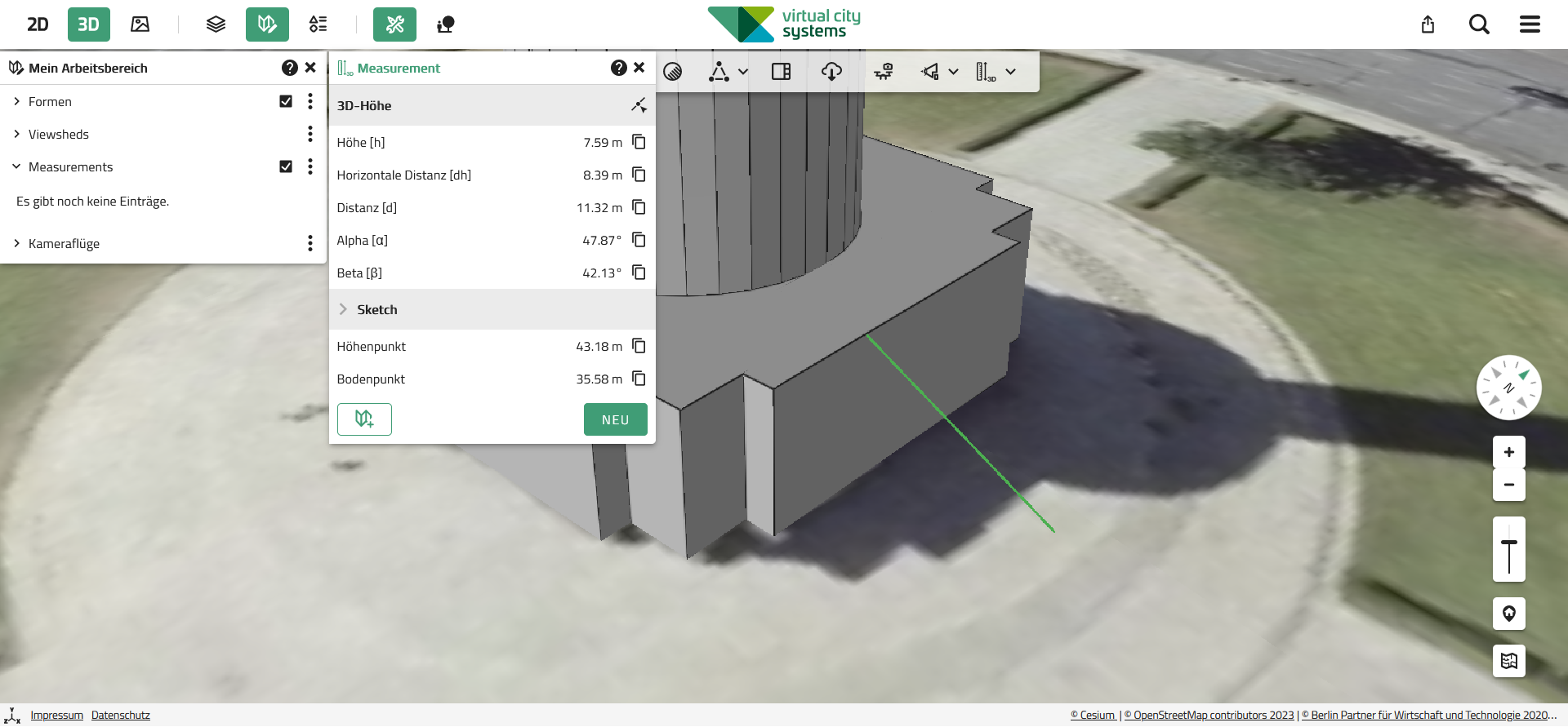 image measurement3DHeight