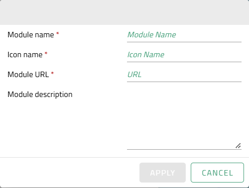 image moduleselectorConfig module