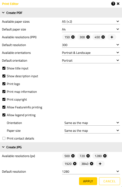 image printToolConfig