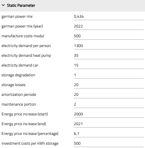 image solarStaticParameter