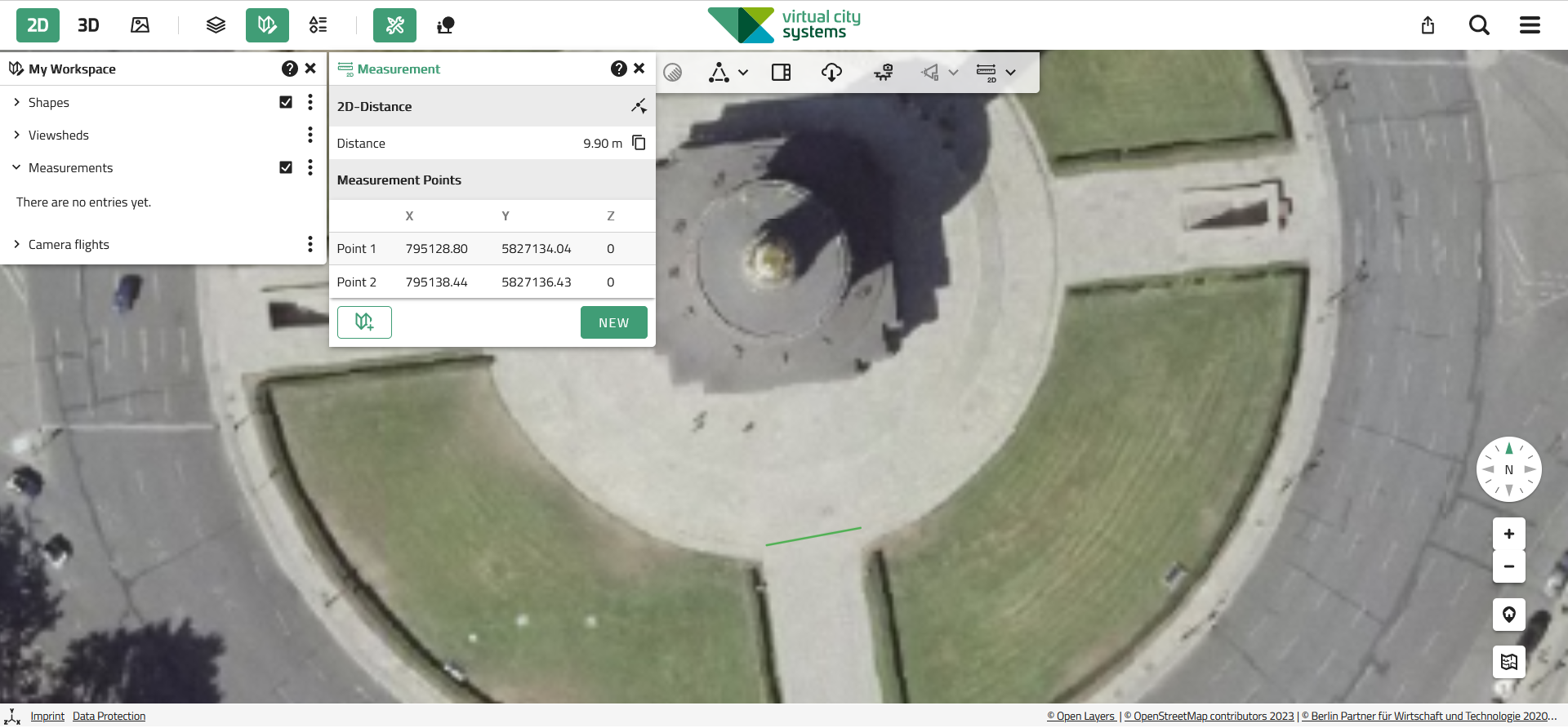 image measurementDirectDistance