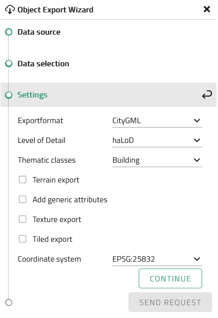 image exportWizardSettings