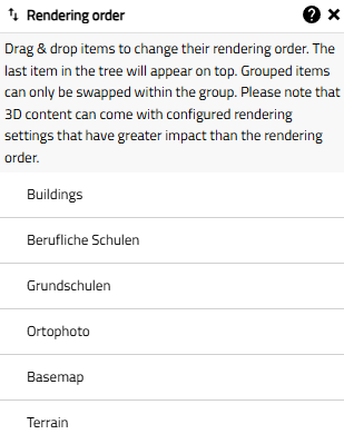 Rendering Order Example